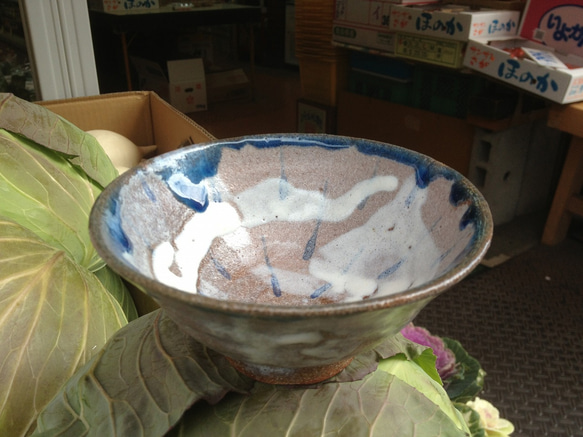 雨茶碗　rain bowl    W123 H59mm 163g 4枚目の画像