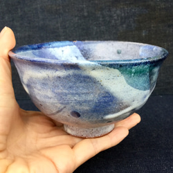 コバルト雲の割高台ちゃわん 1枚目の画像