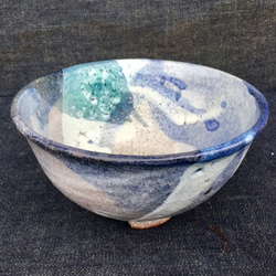 コバルト雲の割高台ちゃわん 2枚目の画像