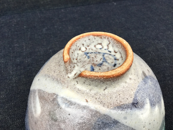 コバルト雲の割高台ちゃわん 5枚目の画像