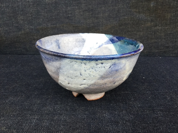 コバルト雲の割高台ちゃわん 8枚目の画像