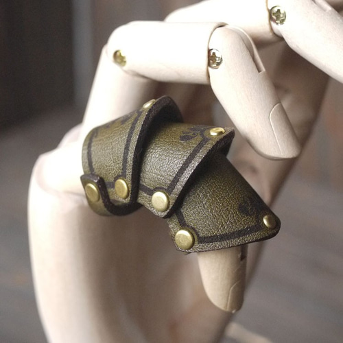 牛革 アーマーリング ハンドメイド レザー 指輪・リング LeatherCraft