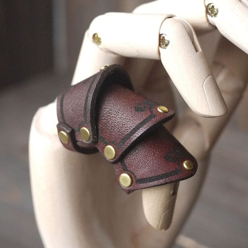牛革 アーマーリング ハンドメイド レザー 指輪・リング LeatherCraft