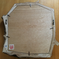 木の枝額縁　栗の木を樹皮付のまま使用　一点物です。　（中の作品は別売） 5枚目の画像