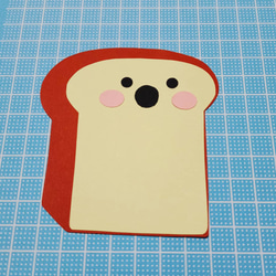 食パン　メッセージカード　壁面飾り 2枚目の画像