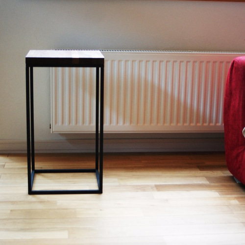 ウォールナット×アイアン サイドテーブル サイドテーブル HATMUT