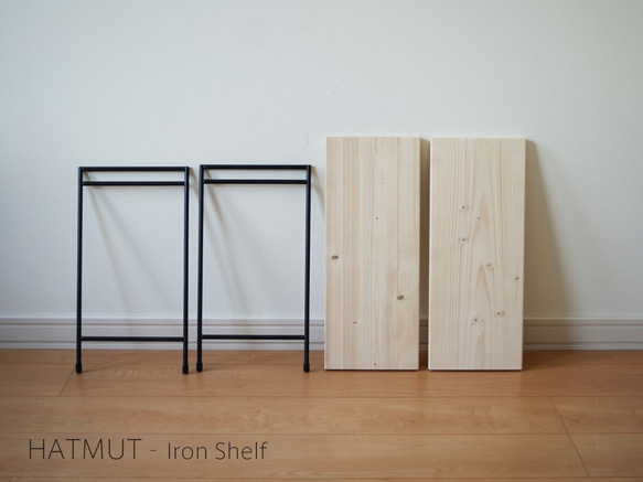 【Iron Shelf】　鉄脚1セット+棚板2枚 6枚目の画像