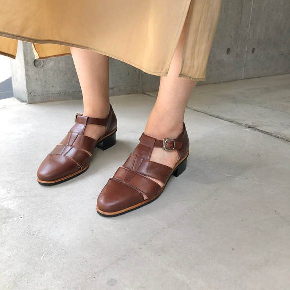 【未使用品】REGAL グルカサンダル ブラウン 23cm　定価19800円 SALE】素足でもソックスでも履ける！レディース グルカサンダル