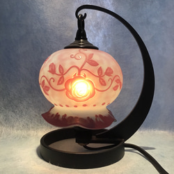 「つるバラ」 ランプ テーブルランプ サンドブラスト 1枚目の画像