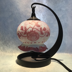 「つるバラ」 ランプ テーブルランプ サンドブラスト 4枚目の画像