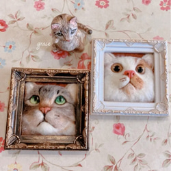 愛猫の色鉛筆による模写画.B6サイズ 絵画 grace_clayart 通販