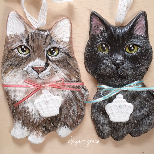 オーダー壁掛けプレート.作品例 タペストリー・壁掛け grace_clayart 