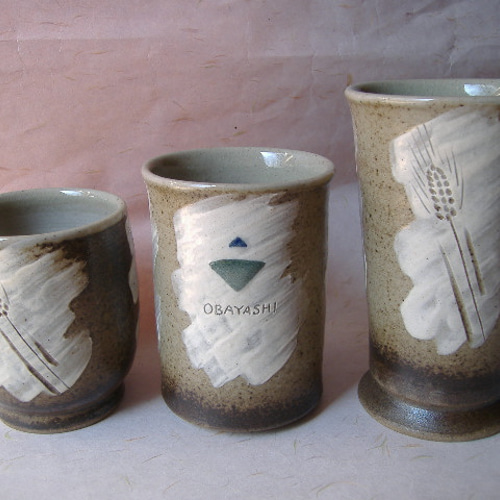 SALE】麦穂文様カップ3個セット（no46) マグカップ noah 通販 416303