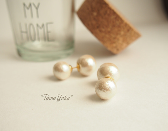 ★再販★【*TY*】12mm Cotton Pearl Catch 1枚目の画像