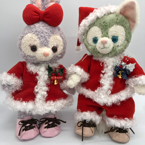 ダッフィー サンタコスチューム クリスマス コスプレ ぬいぐるみ