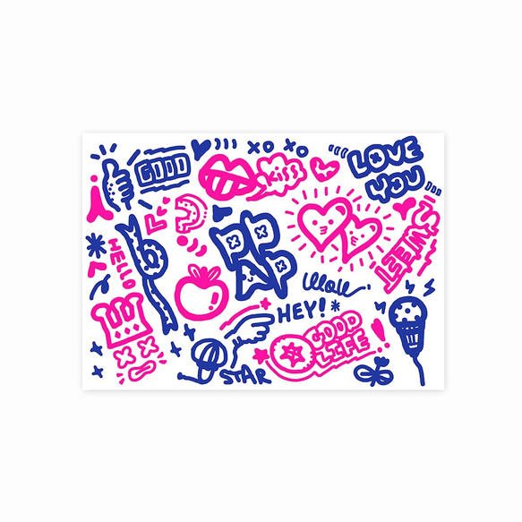プリュイ☆ヒュームカフ ステッカーポストカード付き