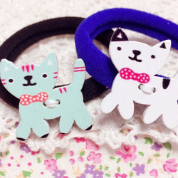 猫（ねこ） ヘアゴム の人気通販｜Creema(クリーマ) ハンドメイド