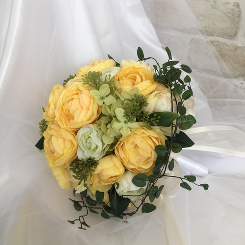 ブーケ　ブートニア 楽天市場】【ブートニア】ブーケ/ウエディングブーケ/ブライダル