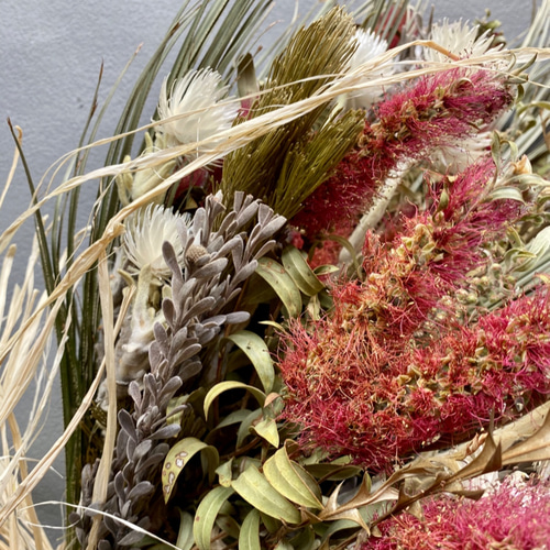 気まぐれスワッグ ブラシの木 ドライフラワー ms.blooming.flower 通販