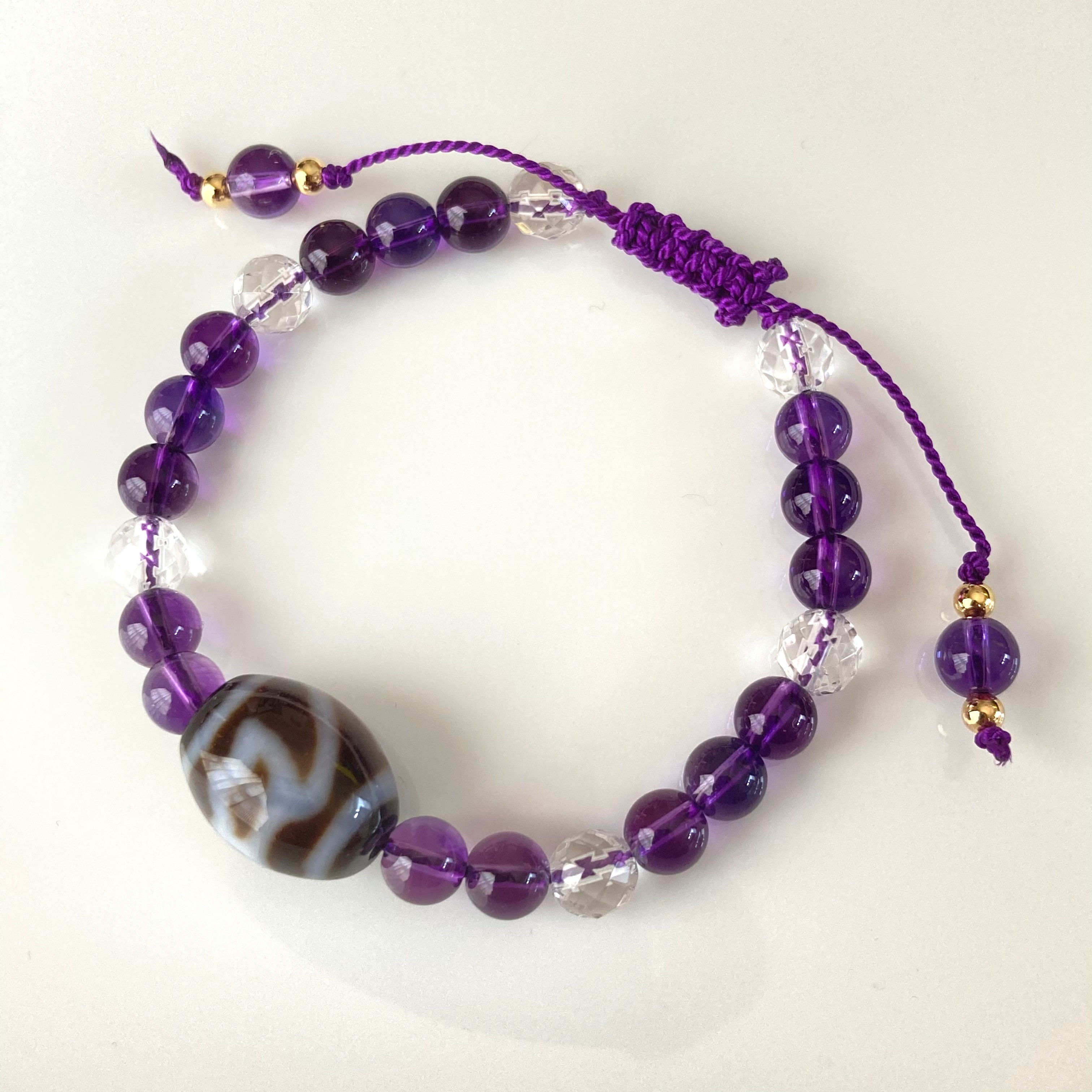 水蓮花天珠(すいれんかてんじゅ)のブレスレット