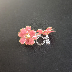 ❀秋桜2021❀ノンホールピアス 7枚目の画像