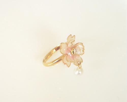 ギフト♪【国内発送★ANTEPRIMA】桜 シェル リング/ピンク 透かし桜リング（サクラピンク） - Angelic Jewelry
