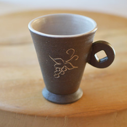 【Creema福袋】コーヒーカップ（葡萄）２点セット 2枚目の画像