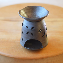 陶器のアロマポット・茶香炉 3枚目の画像