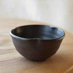 小碗（圓形）/黑色烘焙陶瓷（可用於微波爐、烤箱、洗碗機） 第4張的照片