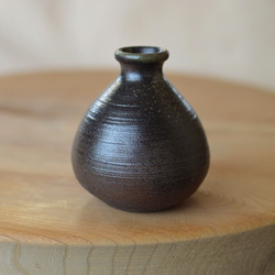 徳利（小）／黒・焼き〆陶器（レンジ、オーブン、食洗機ＯＫ） 2枚目の画像