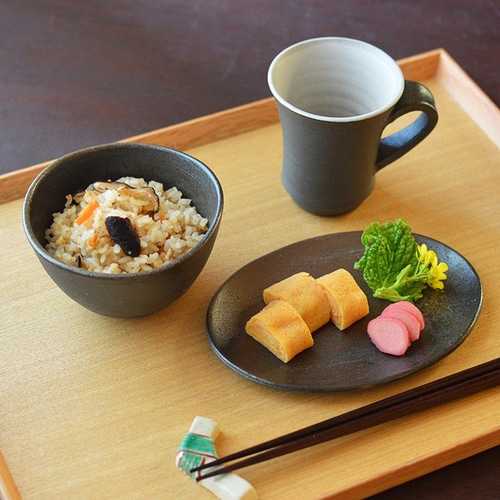 ちょ　ハンドメイド　カフェオレボウル　2個セット　つるばみや %A5%AB%A5%D5%A5%A7%A5%AA%A5%EC