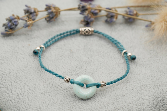 CCの宝箱*湖北高磁器ターコイズピースバックルワックス