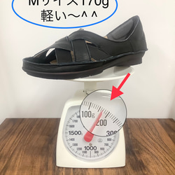 輕鬆無壓力，袋縫牛皮雙交叉涼鞋 2140，立即適合您的雙腳 第11張的照片