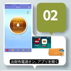 「皮、革、レザー」|★令和時代にはこれです ★|忘れ防止・USB充電| ベジタブル牛革＋ハニカムカード・仕分け小銭| 7枚目の画像