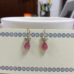 pink sapphire pierce 3枚目の画像