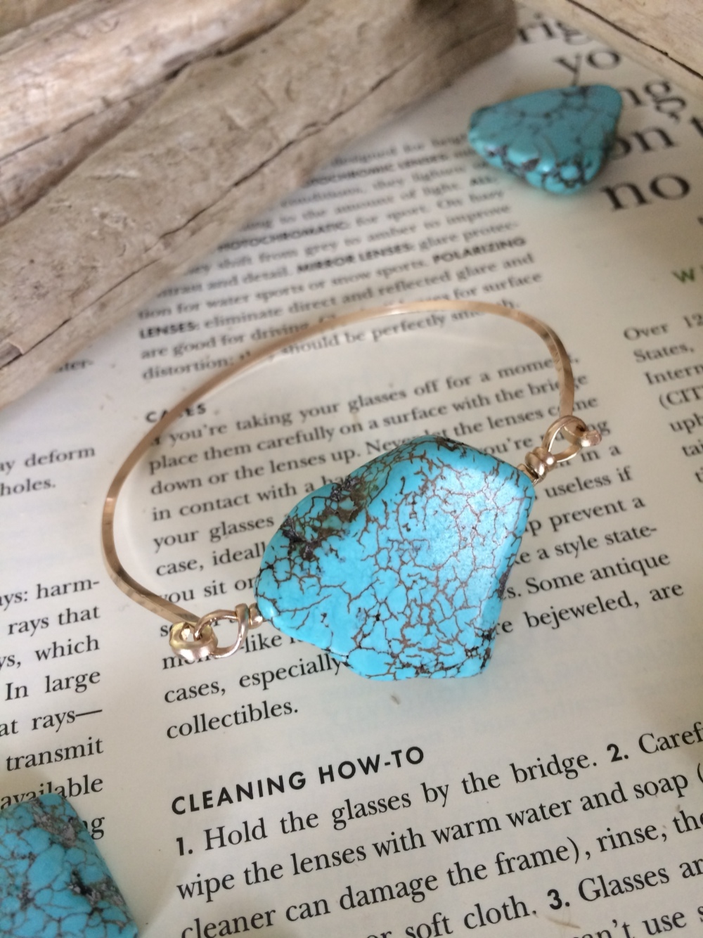 マグネサイトターコイズバングル