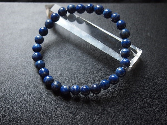 14厘米Lapis lazuli簡單手鐲 第1張的照片