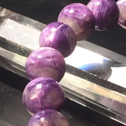 16厘米8.5㎜球世界三大藥石紫龍晶手鍊簡單 第3張的照片