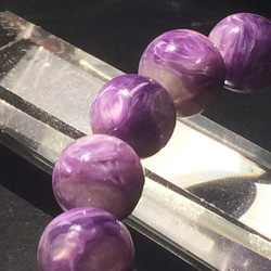 16厘米8.5㎜球世界三大藥石紫龍晶手鍊簡單 第4張的照片