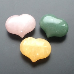 文石的心臟使天然石的存在感覺直立護身符滾滾 第4張的照片