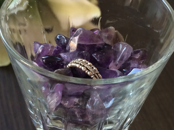 二月誕生石紫水晶寶石100克【無洞】 第1張的照片