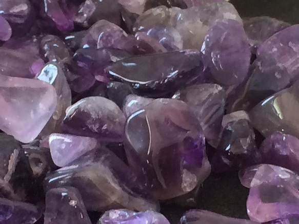 二月誕生石紫水晶寶石100克【無洞】 第4張的照片