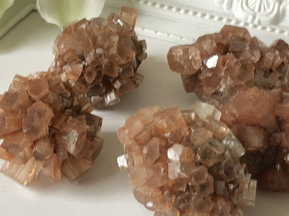 Aragonite Tunsun晶體礦石 第4張的照片