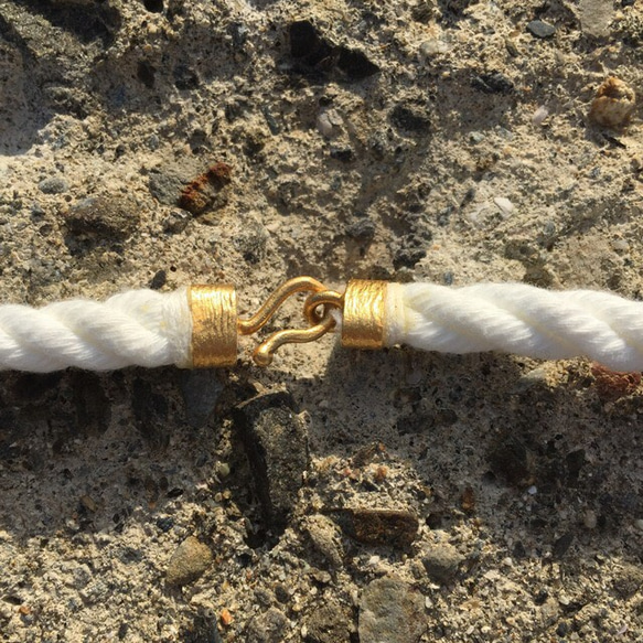 トルコパーツのロープKNOTネックレス 3枚目の画像