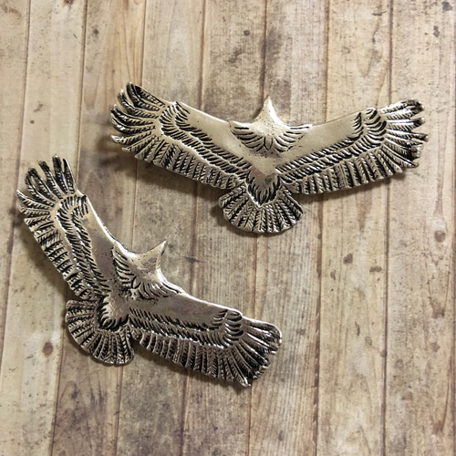 2個 イーグル コンチョ大 6.3cm×2.8cm チャーム ギルドバイピー