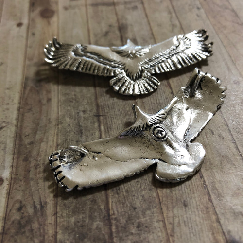 2個 イーグル コンチョ大 6.3cm×2.8cm チャーム ギルドバイピー