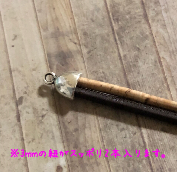 エンドキャップ 金具 7×3mm 6個セット 4枚目の画像