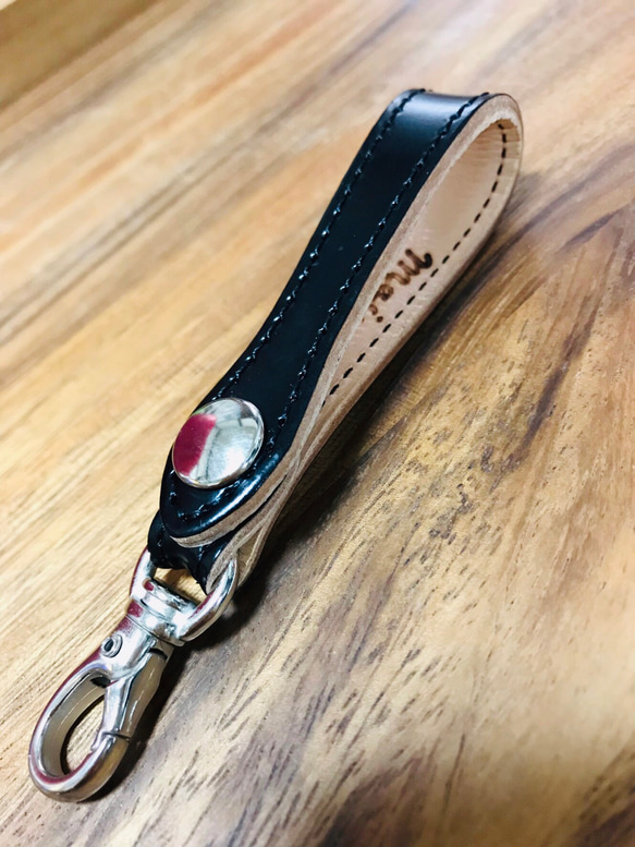 ビーズ屋公ちゃん コードバン ベルトループキーホルダー 楽天市場