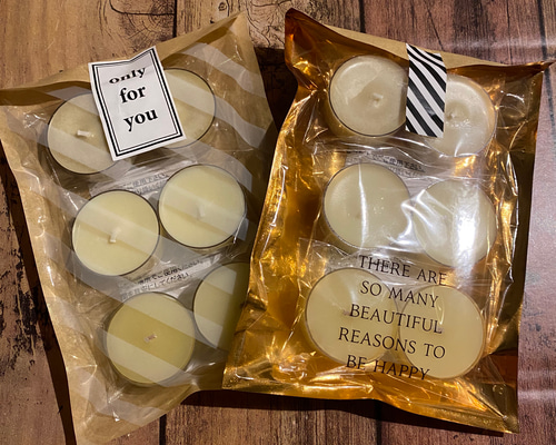 クリスマス限定 アロマティーライトキャンドル6個セット キャンドル