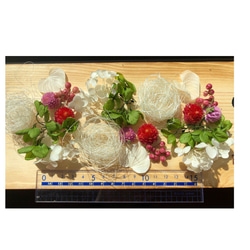 ハーバリウム アロマワックスバー  花材セット ストロベリーガーデン 4枚目の画像